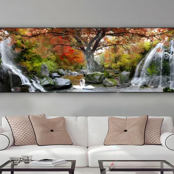 Tranh Tấm PVC Cán Màng PET Hình Phong Cảnh