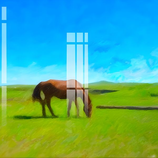 Gạch Tranh Ép Kính Phong Mã