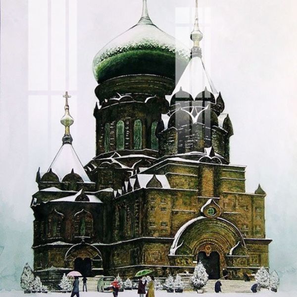 Gạch tranh Thánh Đường