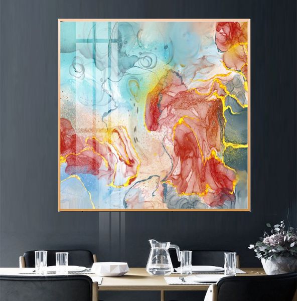 Tranh Kính Cường Lực Trừu Tượng