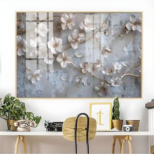 Gạch tranh 3D Hamico mang lại vẻ đẹp sang trọng và bền bỉ cho phòng khách.