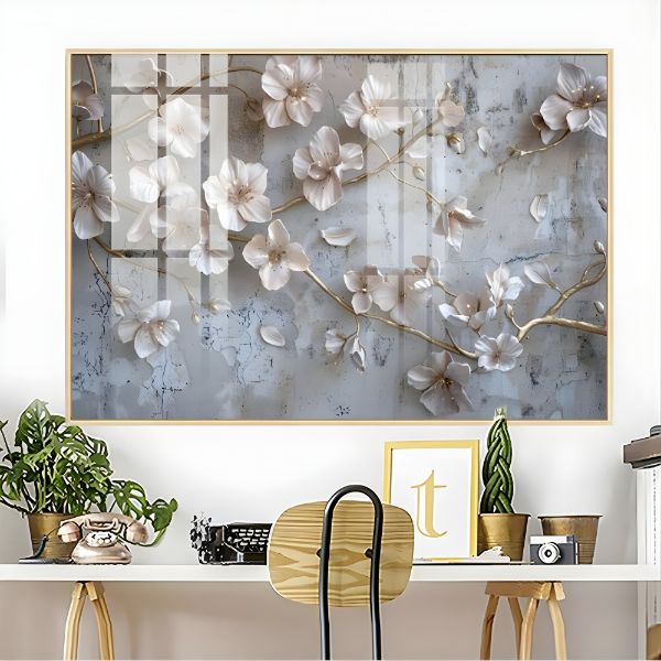 Gạch tranh 3D Hamico mang lại vẻ đẹp sang trọng và bền bỉ cho phòng khách.