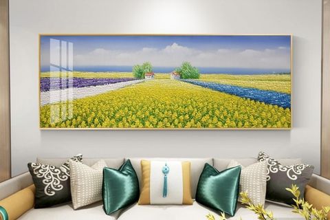 Gạch tranh ép kính 3D.