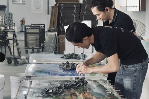 Tại xưởng sản xuất gạch tranh Hamico, mọi ý tưởng của bạn đều được hiện thực hóa.